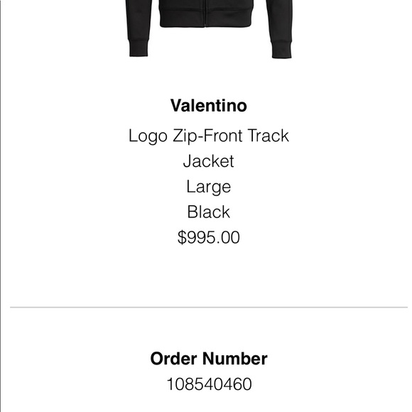 Valentino zip front track jacket - Picture 5 of 5